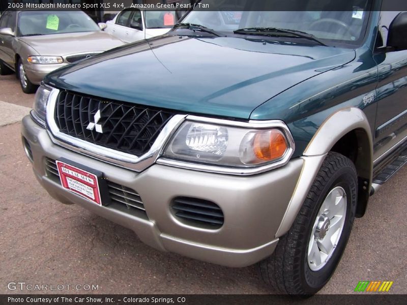 Amazon Green Pearl / Tan 2003 Mitsubishi Montero Sport XLS 4x4