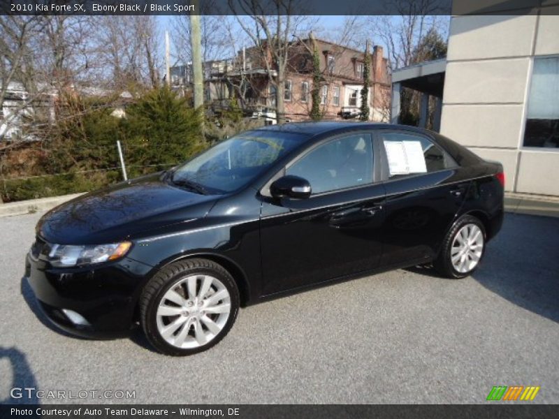 Ebony Black / Black Sport 2010 Kia Forte SX