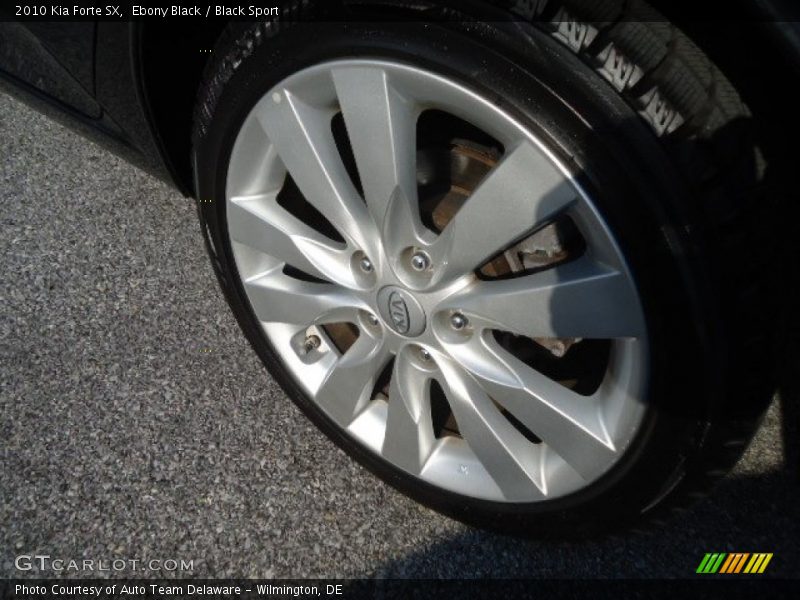 Ebony Black / Black Sport 2010 Kia Forte SX