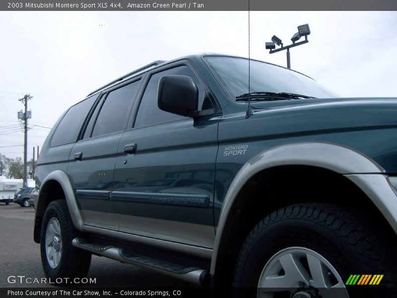 Amazon Green Pearl / Tan 2003 Mitsubishi Montero Sport XLS 4x4