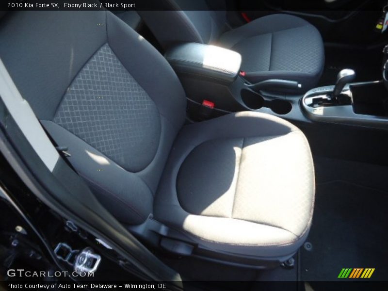 Ebony Black / Black Sport 2010 Kia Forte SX