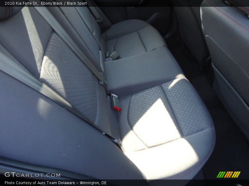 Ebony Black / Black Sport 2010 Kia Forte SX