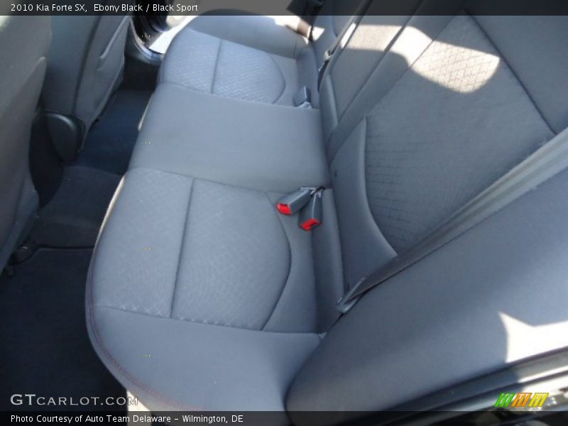 Ebony Black / Black Sport 2010 Kia Forte SX
