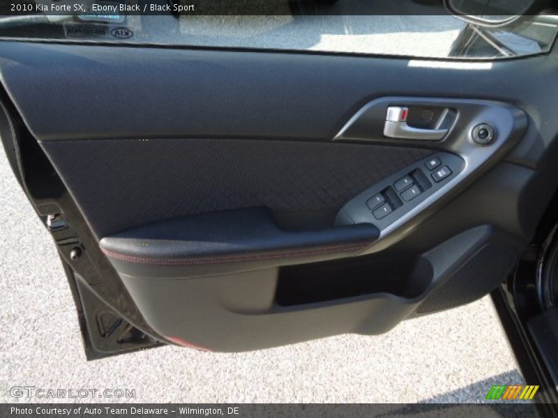 Ebony Black / Black Sport 2010 Kia Forte SX