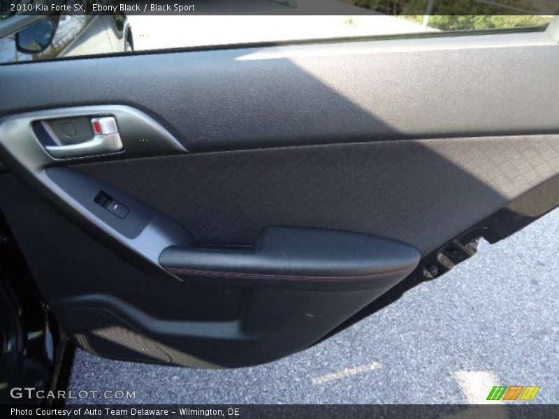 Ebony Black / Black Sport 2010 Kia Forte SX