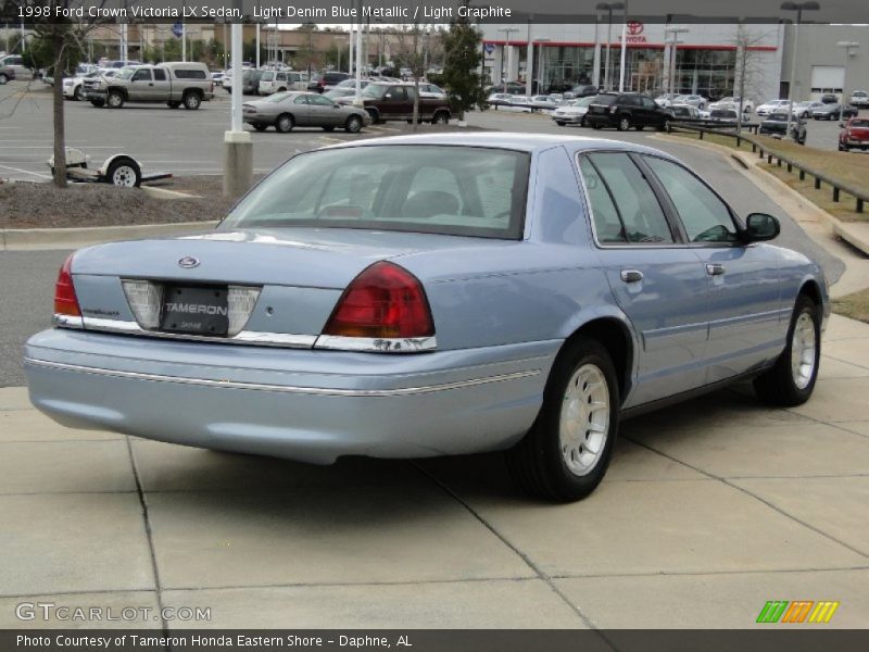 Light Denim Blue Metallic / Light Graphite 1998 Ford Crown Victoria LX Sedan