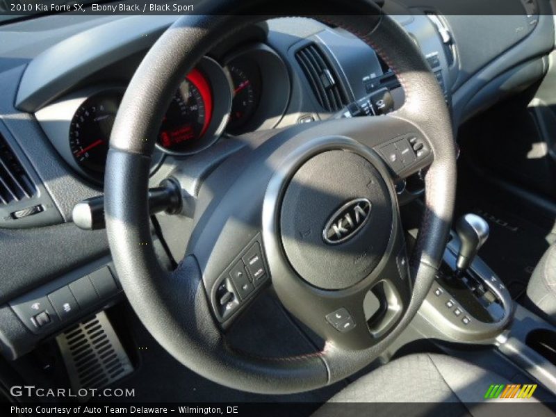 Ebony Black / Black Sport 2010 Kia Forte SX