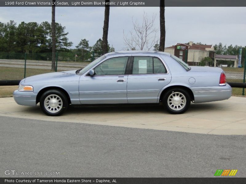 Light Denim Blue Metallic / Light Graphite 1998 Ford Crown Victoria LX Sedan