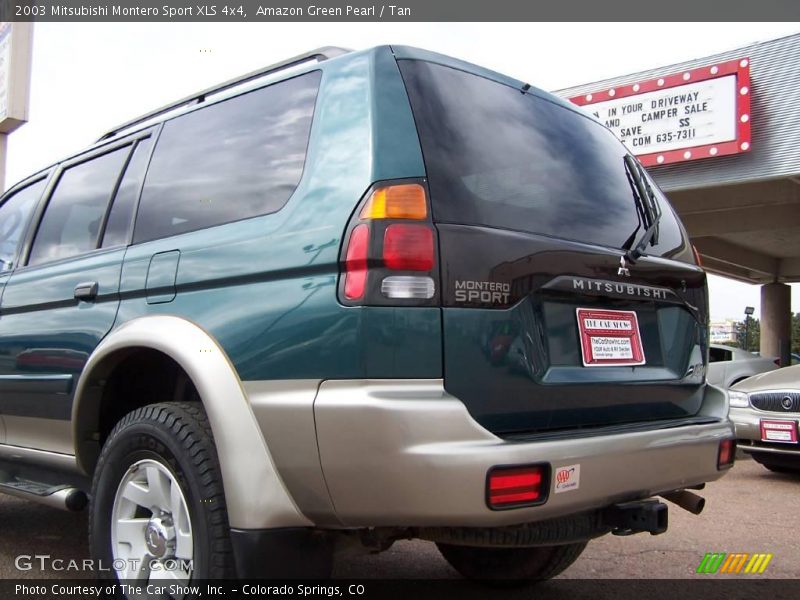 Amazon Green Pearl / Tan 2003 Mitsubishi Montero Sport XLS 4x4
