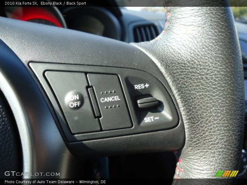 Ebony Black / Black Sport 2010 Kia Forte SX