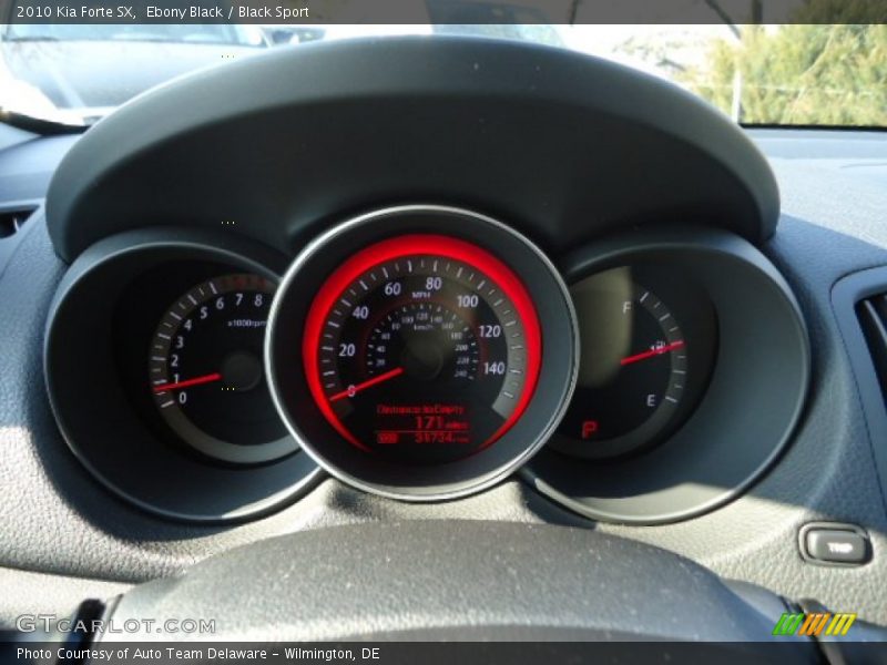 Ebony Black / Black Sport 2010 Kia Forte SX