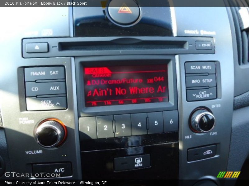 Ebony Black / Black Sport 2010 Kia Forte SX