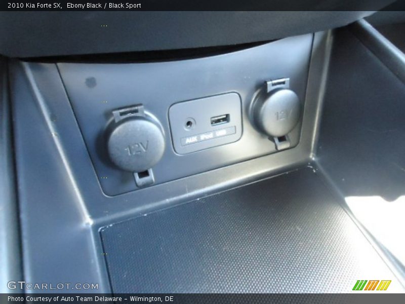 Ebony Black / Black Sport 2010 Kia Forte SX