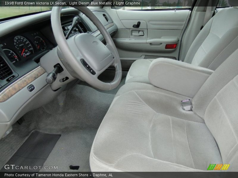 Light Denim Blue Metallic / Light Graphite 1998 Ford Crown Victoria LX Sedan