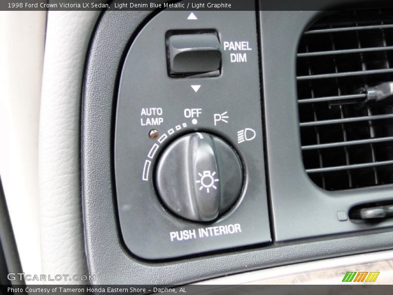 Controls of 1998 Crown Victoria LX Sedan