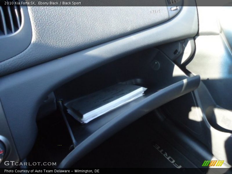 Ebony Black / Black Sport 2010 Kia Forte SX