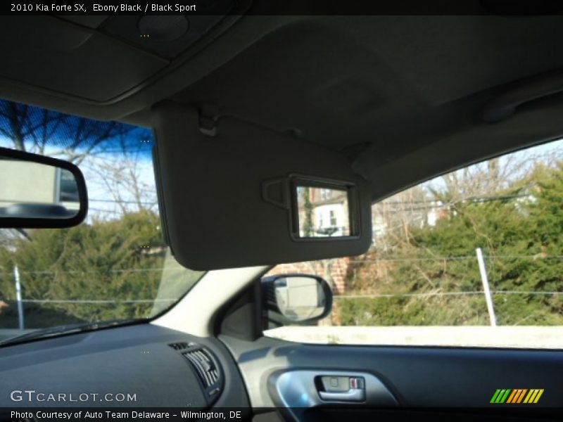Ebony Black / Black Sport 2010 Kia Forte SX