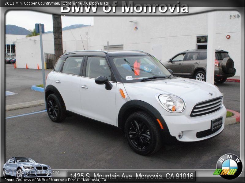 Light White / Carbon Black 2011 Mini Cooper Countryman