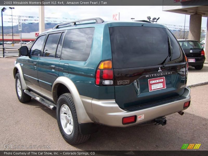 Amazon Green Pearl / Tan 2003 Mitsubishi Montero Sport XLS 4x4