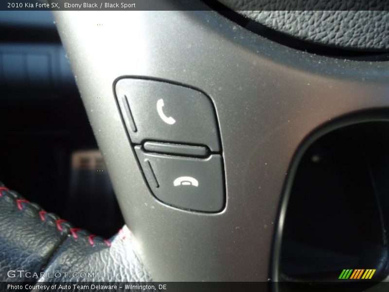 Ebony Black / Black Sport 2010 Kia Forte SX