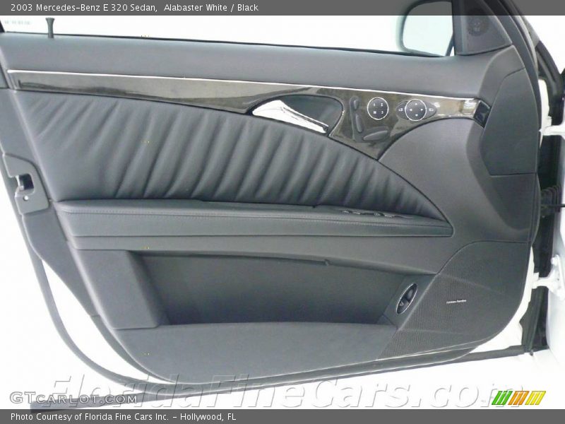Alabaster White / Black 2003 Mercedes-Benz E 320 Sedan
