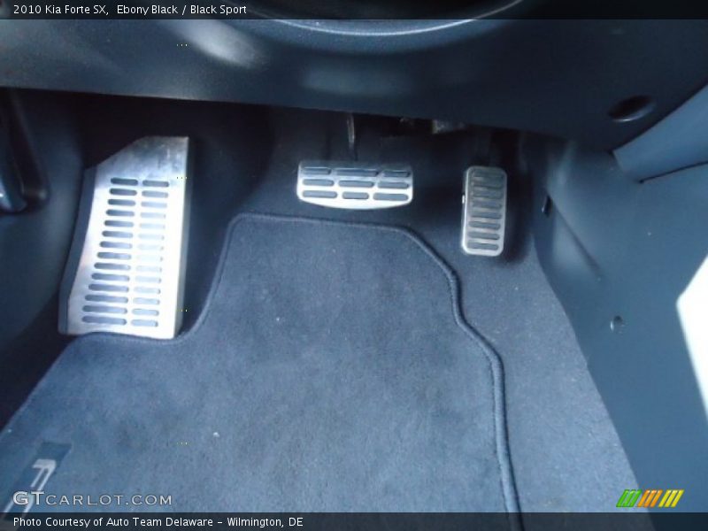 Ebony Black / Black Sport 2010 Kia Forte SX