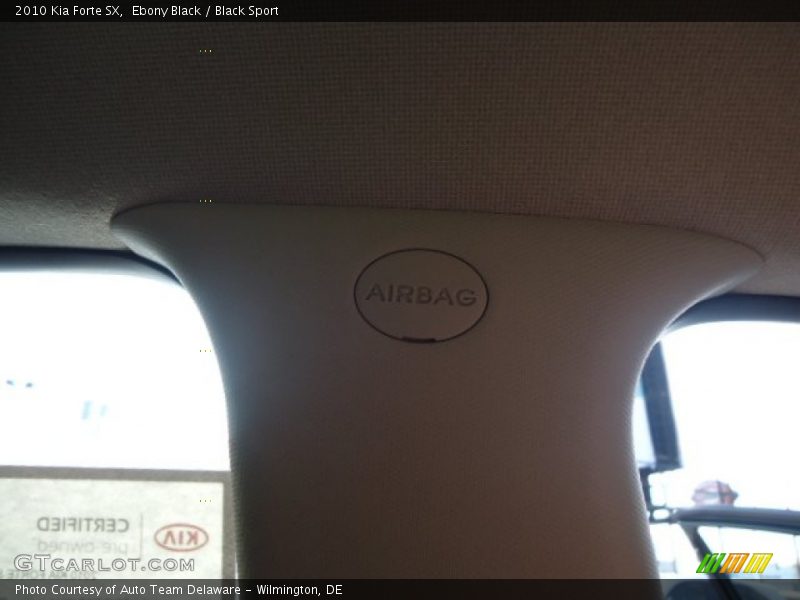 Ebony Black / Black Sport 2010 Kia Forte SX