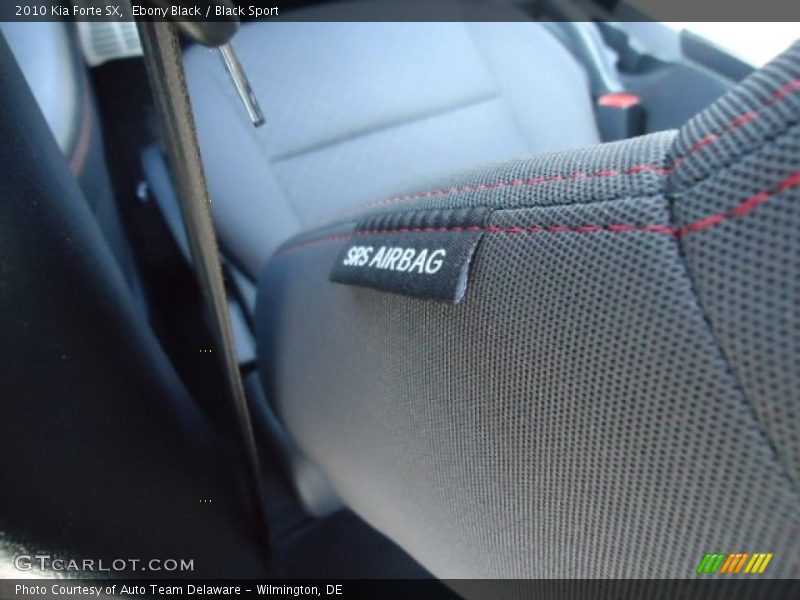Ebony Black / Black Sport 2010 Kia Forte SX