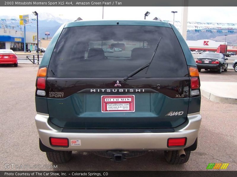 Amazon Green Pearl / Tan 2003 Mitsubishi Montero Sport XLS 4x4