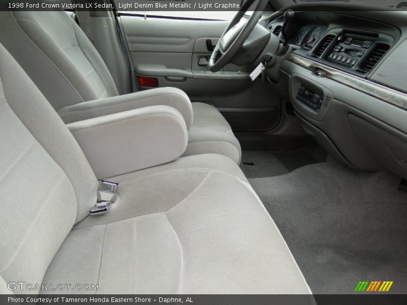 Light Denim Blue Metallic / Light Graphite 1998 Ford Crown Victoria LX Sedan