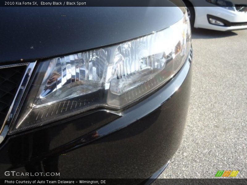 Ebony Black / Black Sport 2010 Kia Forte SX