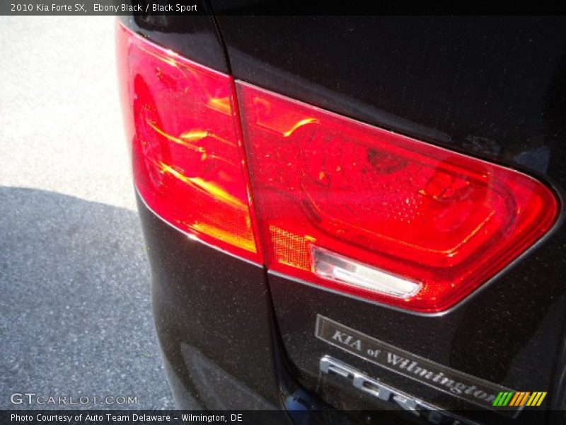 Ebony Black / Black Sport 2010 Kia Forte SX