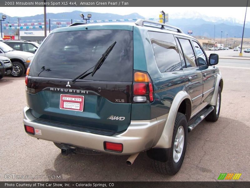 Amazon Green Pearl / Tan 2003 Mitsubishi Montero Sport XLS 4x4