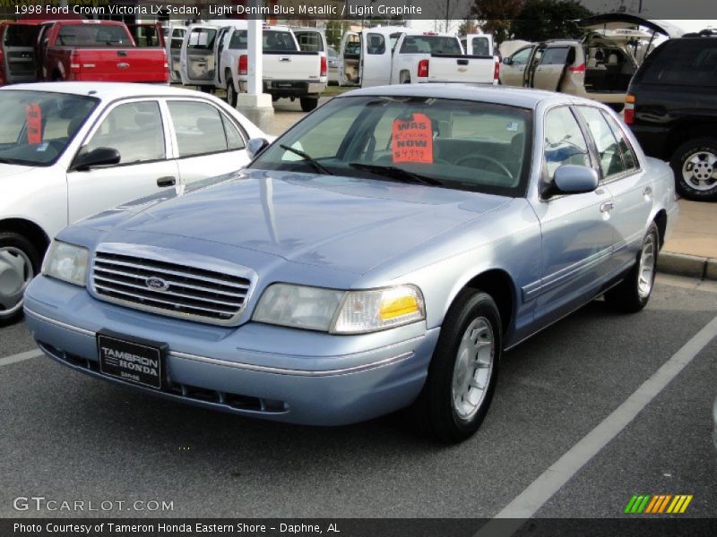 Light Denim Blue Metallic / Light Graphite 1998 Ford Crown Victoria LX Sedan
