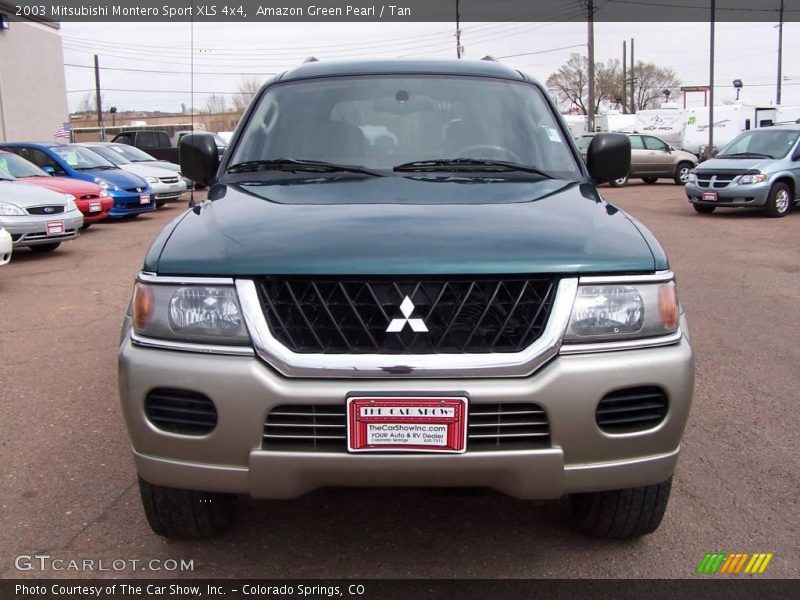 Amazon Green Pearl / Tan 2003 Mitsubishi Montero Sport XLS 4x4