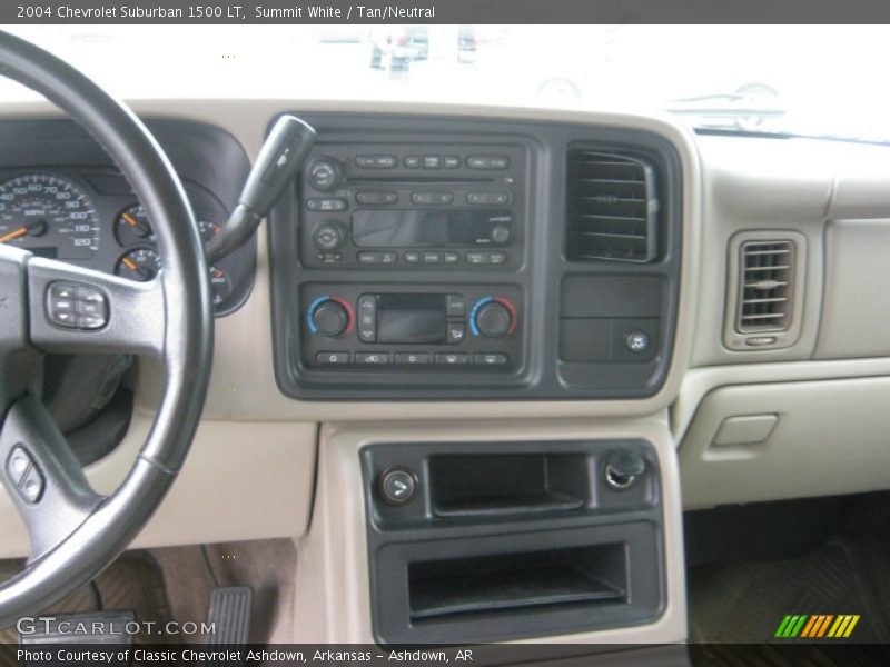 Summit White / Tan/Neutral 2004 Chevrolet Suburban 1500 LT