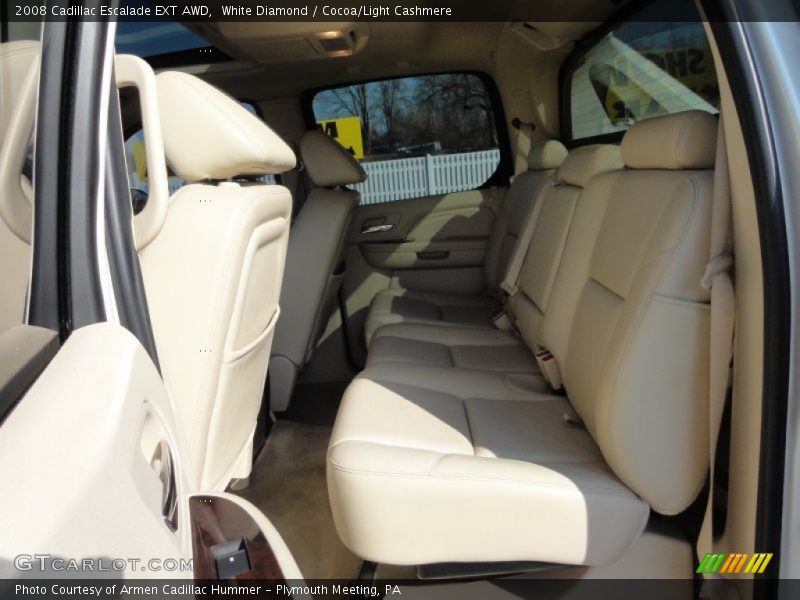 White Diamond / Cocoa/Light Cashmere 2008 Cadillac Escalade EXT AWD