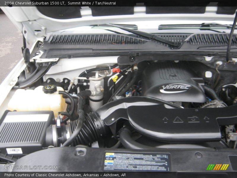 Summit White / Tan/Neutral 2004 Chevrolet Suburban 1500 LT