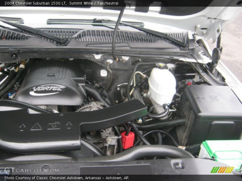 Summit White / Tan/Neutral 2004 Chevrolet Suburban 1500 LT