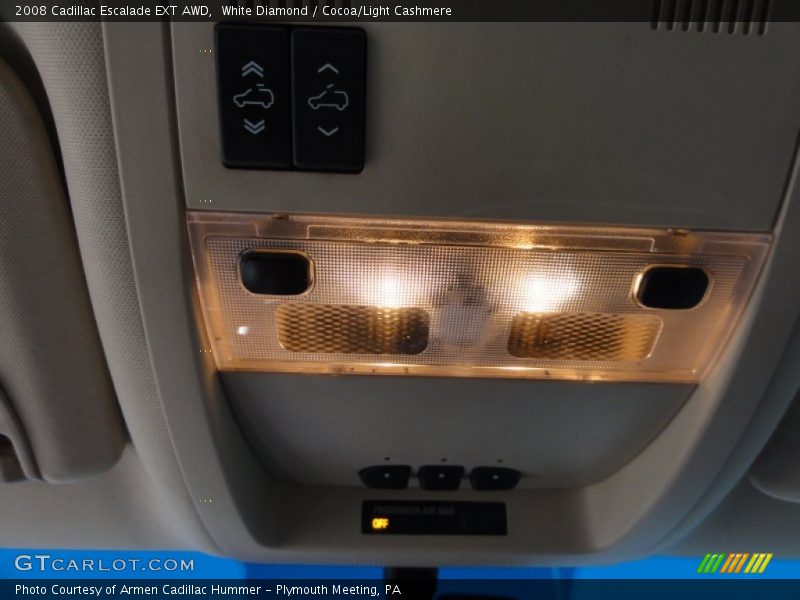 White Diamond / Cocoa/Light Cashmere 2008 Cadillac Escalade EXT AWD