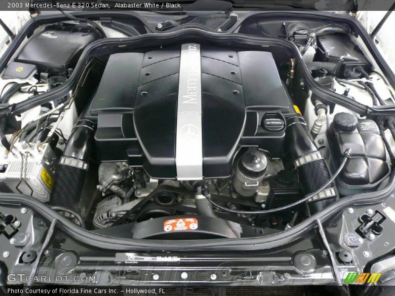 Alabaster White / Black 2003 Mercedes-Benz E 320 Sedan