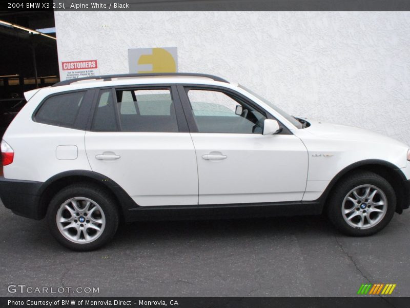 Alpine White / Black 2004 BMW X3 2.5i