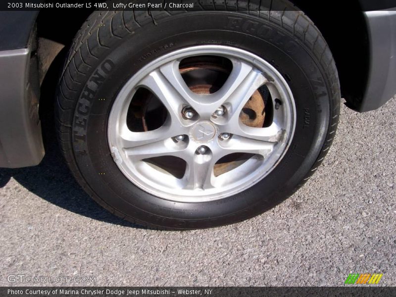 Lofty Green Pearl / Charcoal 2003 Mitsubishi Outlander LS 4WD