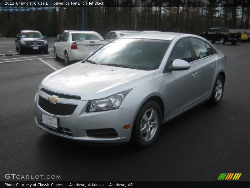 Silver Ice Metallic / Jet Black 2012 Chevrolet Cruze LT