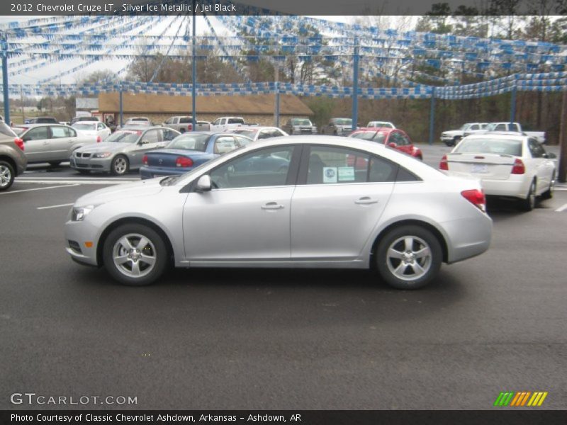 Silver Ice Metallic / Jet Black 2012 Chevrolet Cruze LT