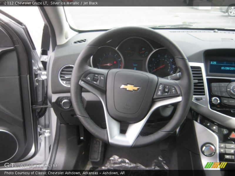 Silver Ice Metallic / Jet Black 2012 Chevrolet Cruze LT