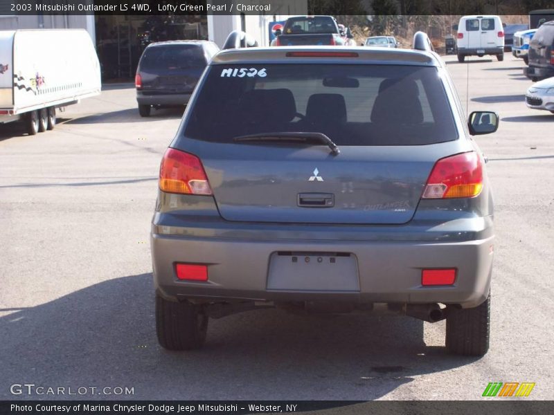Lofty Green Pearl / Charcoal 2003 Mitsubishi Outlander LS 4WD