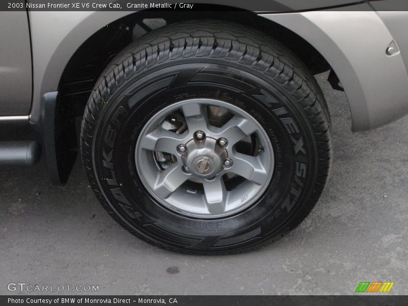 Granite Metallic / Gray 2003 Nissan Frontier XE V6 Crew Cab