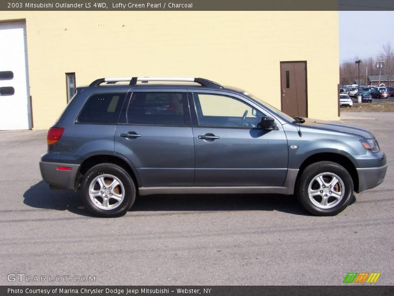 Lofty Green Pearl / Charcoal 2003 Mitsubishi Outlander LS 4WD