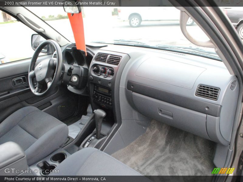 Granite Metallic / Gray 2003 Nissan Frontier XE V6 Crew Cab